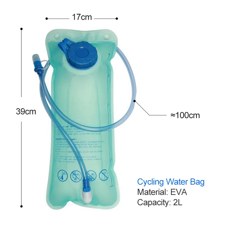 Емкость для воды 2 л герметичная резервуар сумки хранения велосипедной бутылки с