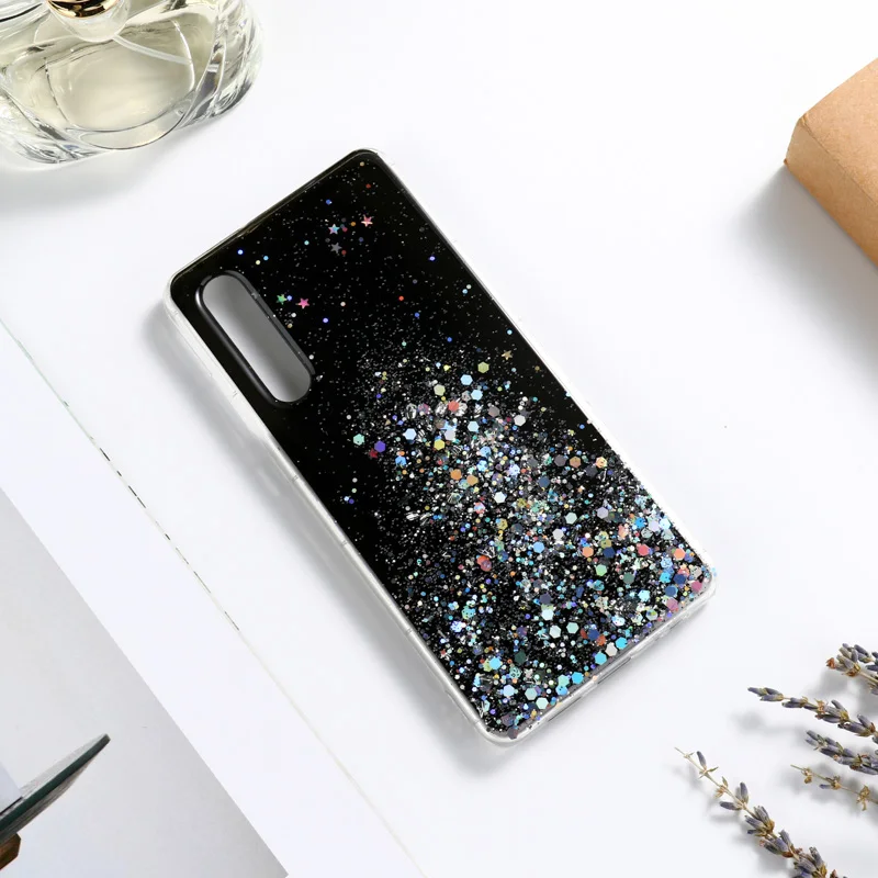 Чехол сверкающий с блестками для huawei Nova 5T 5i 3i 4 Honor 20s 10i V20 P10 P30 Pro P8 P9 Lite P Smart Z Y7 Y9 Prime чехол