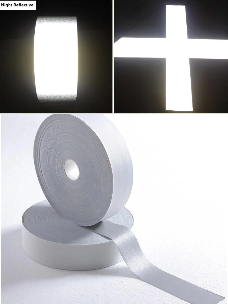 Bright Silver Flame Retardant Reflective Cloth Cotton Warning Fabric Safety Tapes | Безопасность и защита
