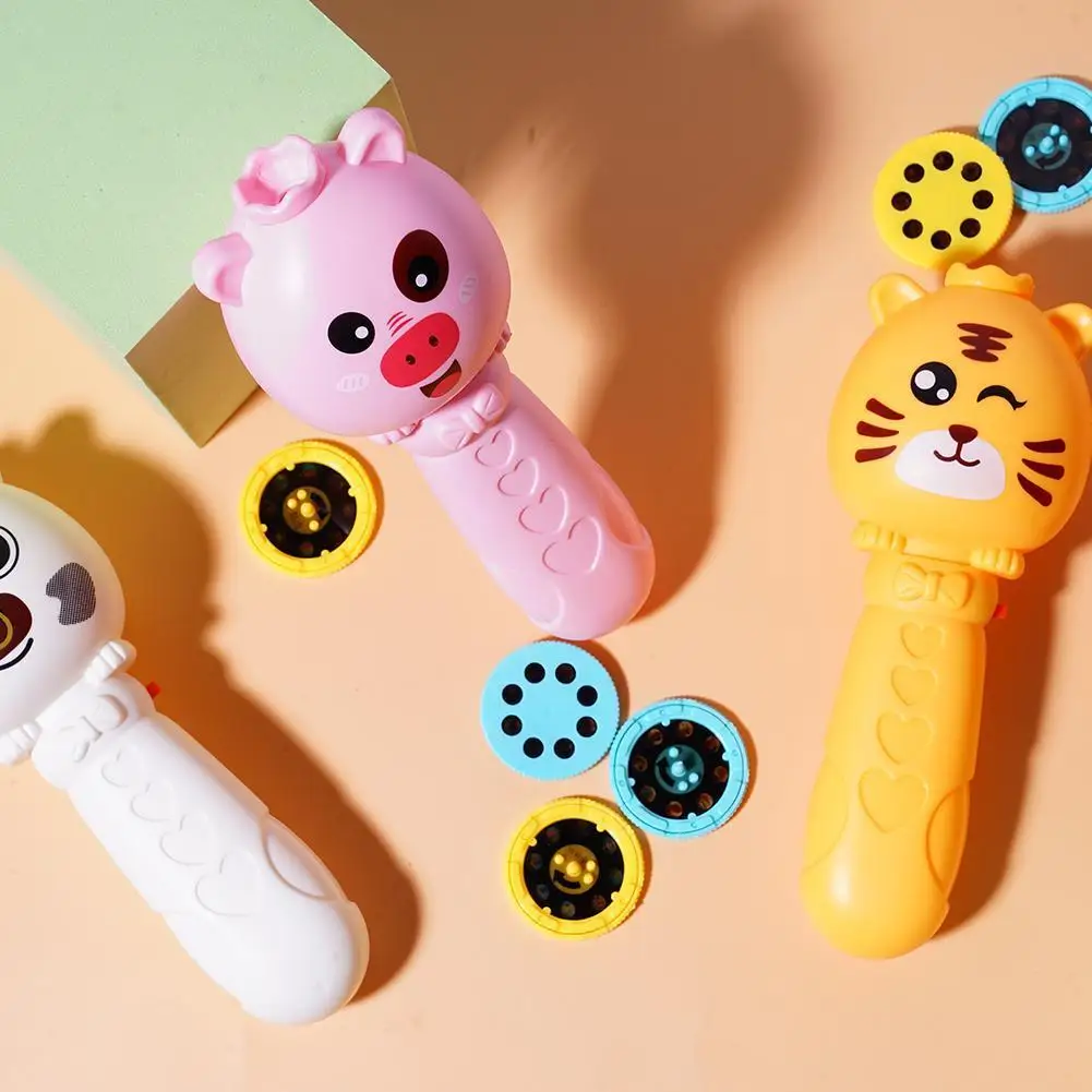 

Childrens Slide Projector Flashlight Projection Light Toy Slide Flashlight Lamp Education Luminous Storybook Torch Toy For Kids