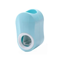 1 pcs device automatic toothpaste squeezer dispenser toothbrush holder extrusion for home bathroom