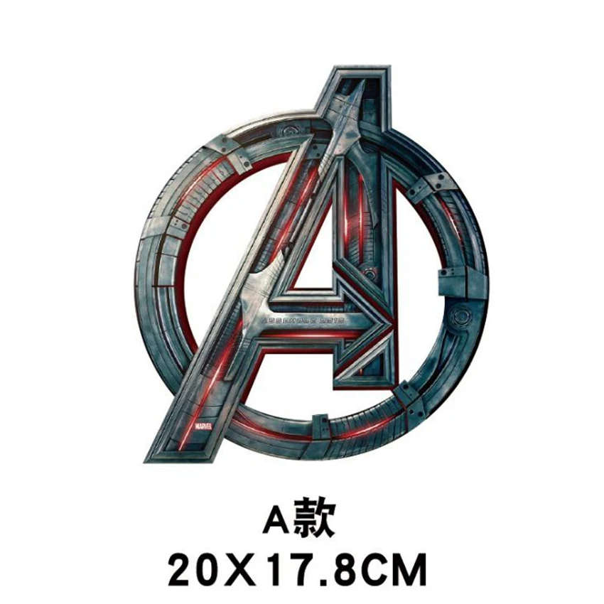 Marvel Мстители Логотип игрушка стикер водонепроницаемый для автомобиля ноутбук багаж гитара электроскутер наклейки игрушки для фанатов подарки