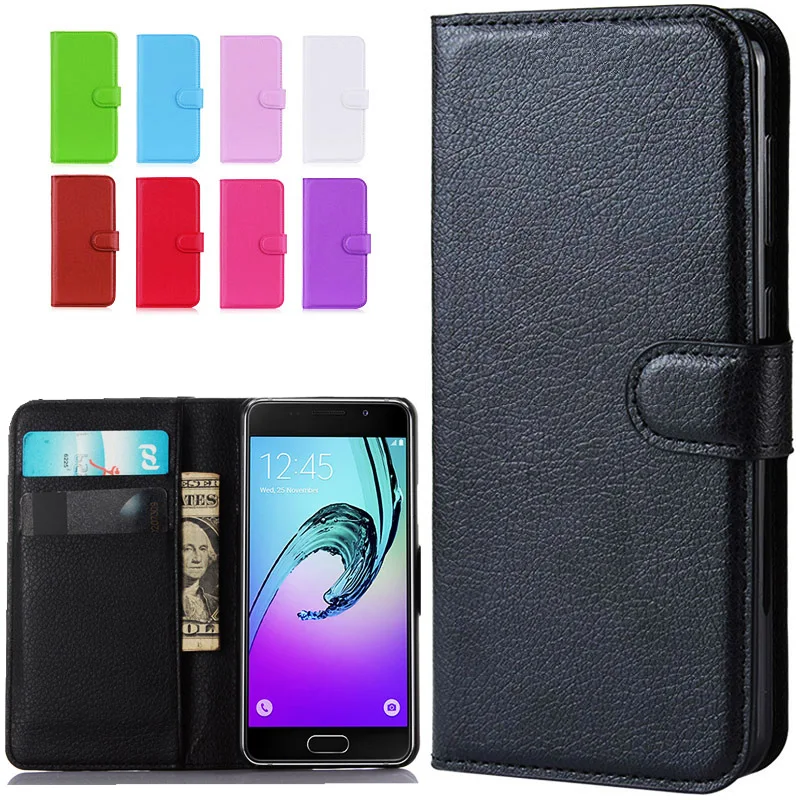 Кожаный флип чехол для Samsung Galaxy A5 2016 A510F SM A510f/ds Роскошный кошелек Coque