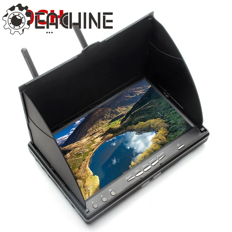 Нибиру LCD5802S 5802 40CH raceband 5.8 Г 7 дюймов разнесенного Мониторы со встроенным Батарея