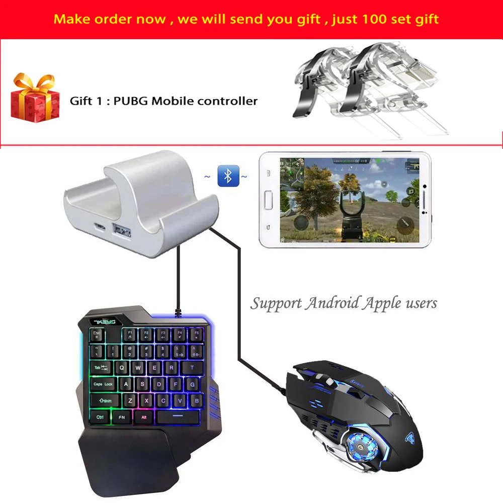 Игровой контроллер для мобильного геймпада конвертер мыши всех игр стрельбы Apple