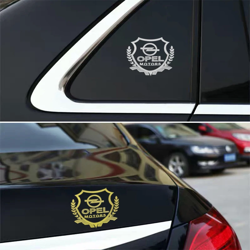 

2pcs 3D Metal Car Styling Side Door Badge Stickers Side Window Emblem Decals For OPEL Astra Mokka Insignia Zafira Corsa Tigra
