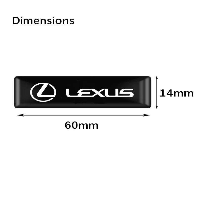 3D эпоксидной смолы автомобильный значок с эмблемой наклейки для Lexus CT200h F Sport ES