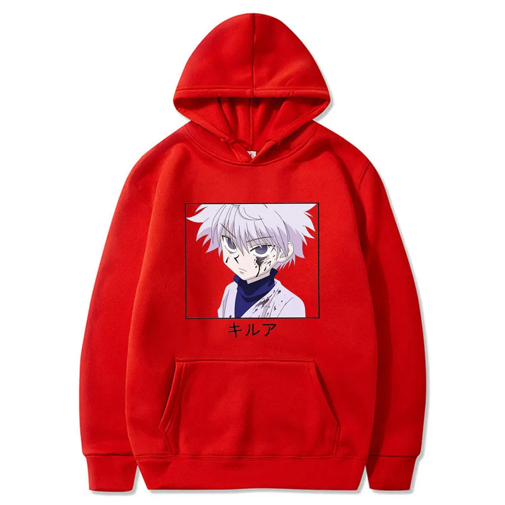 

2020 New Anime Hunter X Hunter Killua Leorio Kurapika Gon Hisoka Pullover Hoodie Streetswear Tops Fashion Hoodie Men