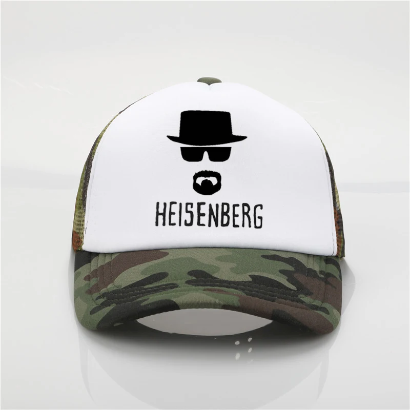 Модная шапка с сеткой Heisenberg с принтом бейсбольная кепка для мужчин wo мужская летняя трендовая Кепка новая молодежная Джокер Солнцезащитная шляпа пляжный козырек шляпа