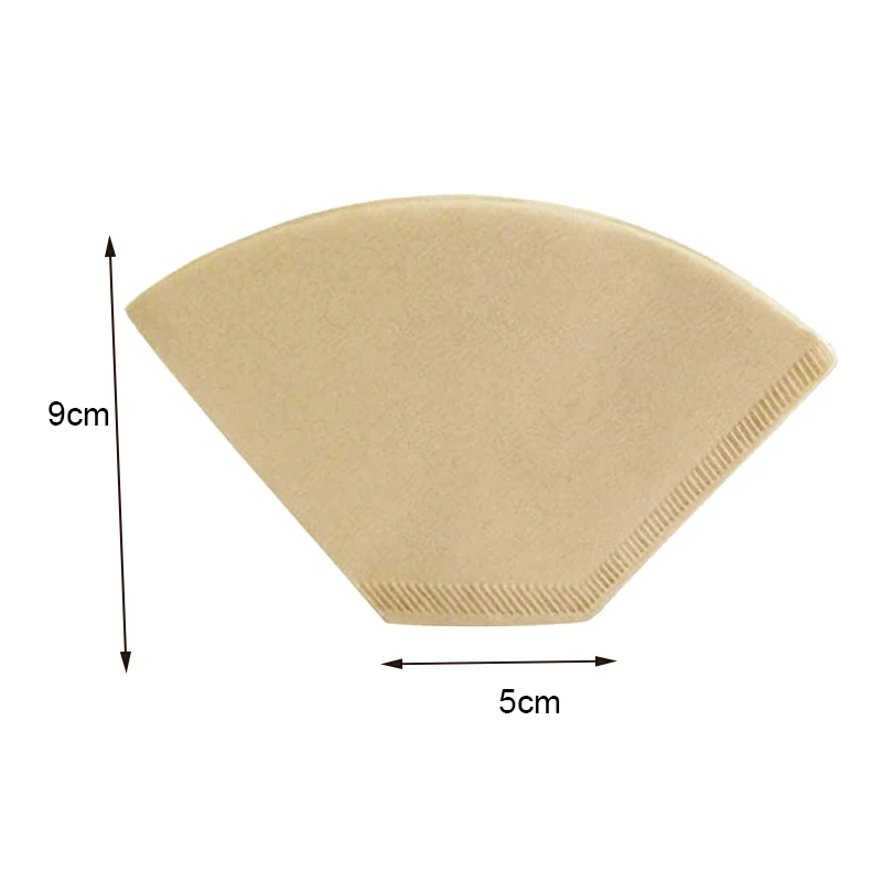 Горячая SV-500 шт Размер 2 кофе фильтровальные бумаги одноразовые неотбеленные