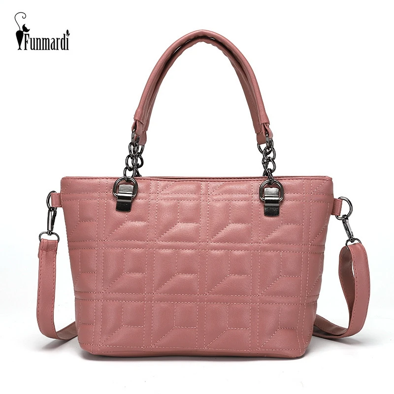 Женская Стеганая Сумка тоут из ПУ кожи с вышивкой|Сумки ручками| |