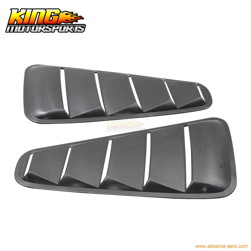 Подходит для 2010-2014 Ford Mustang 2DR 5 Вентиляционное боковое окно жалюзи Чехлы Mach Style |