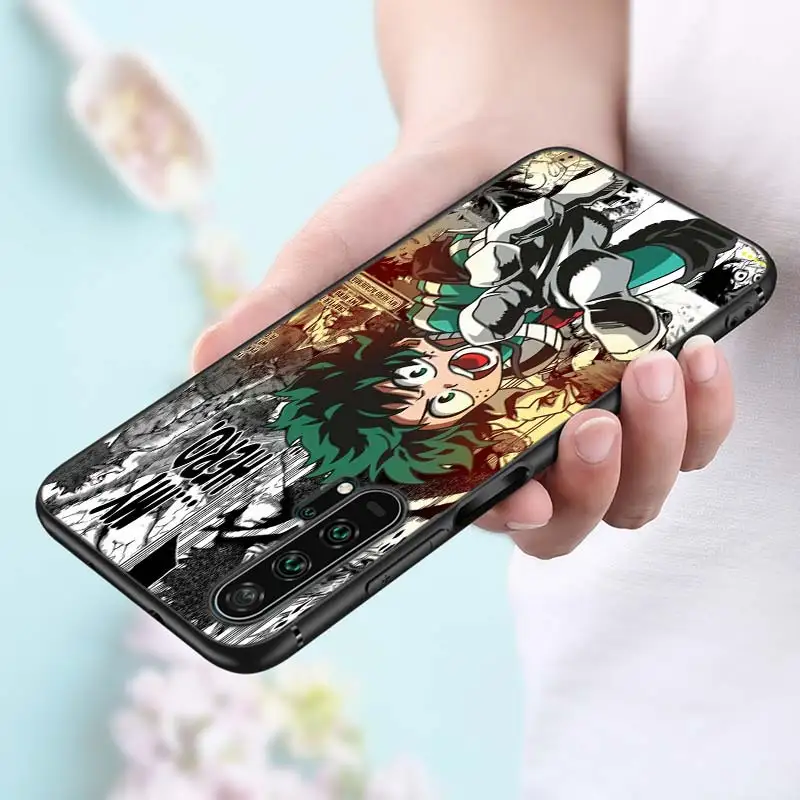 Черный силиконовый чехол My Hero Academy аниме для huawei Honor 10i 9X8X20 10 9 Lite 8 8A 7A 7C Pro Lite чехол для телефона - Цвет: Style 02