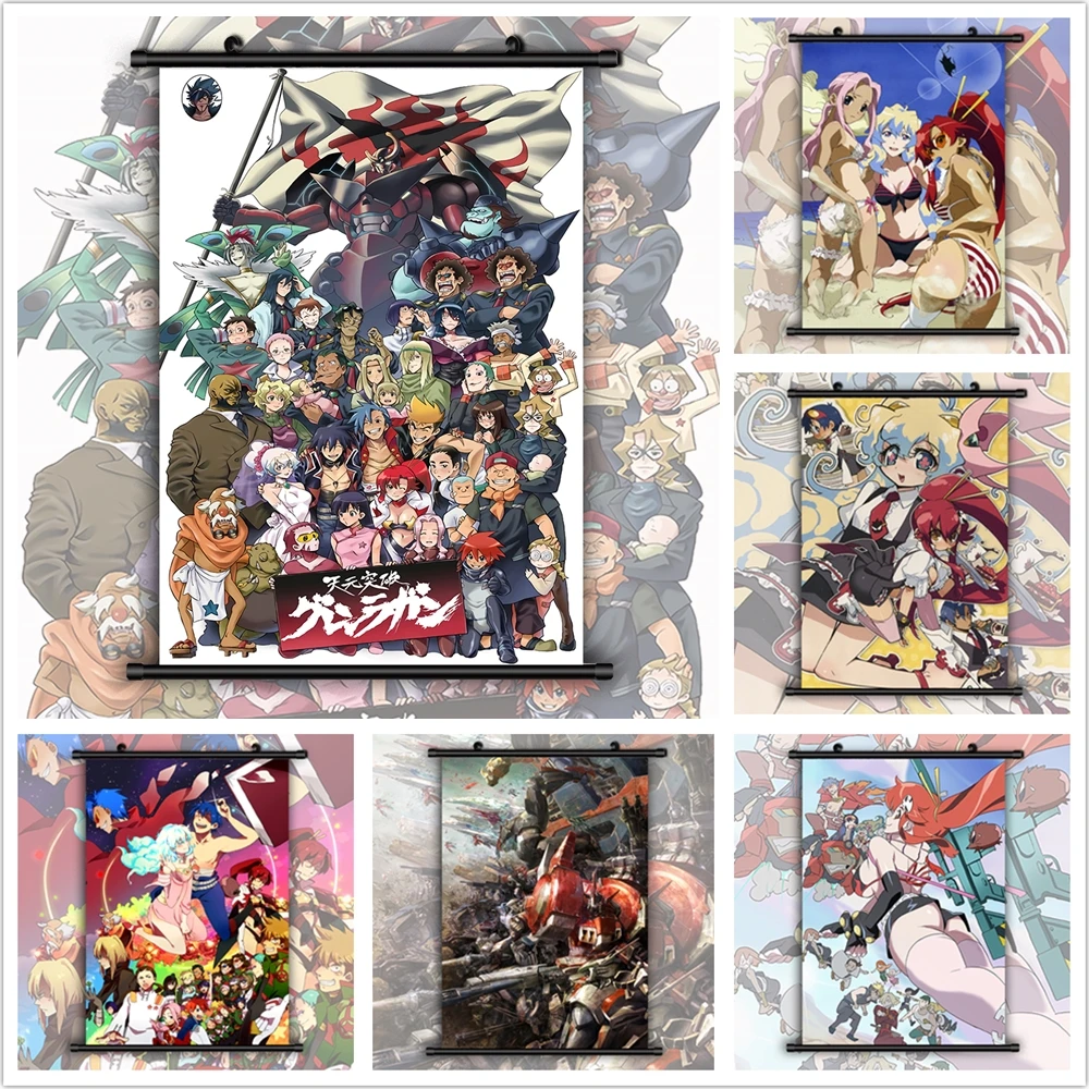 

Tengen Toppa Anime Manga HD Print Wall Poster Scroll