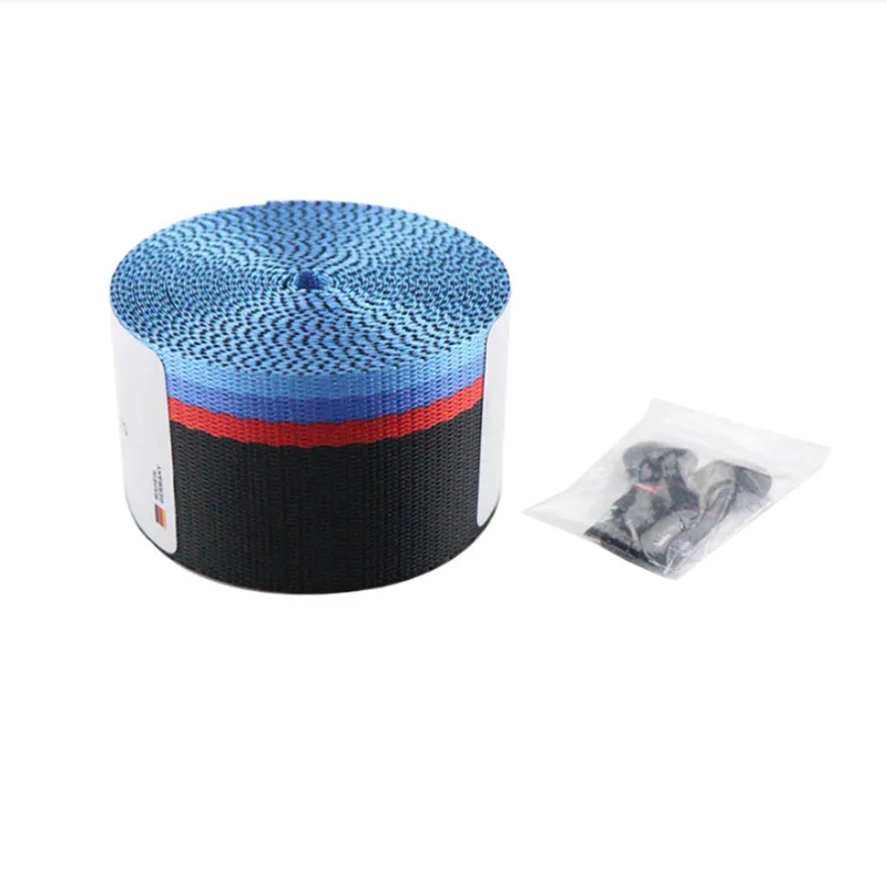 Ремень безопасности Автомобильный ремень синего и красного цвета для BMW e46 e90