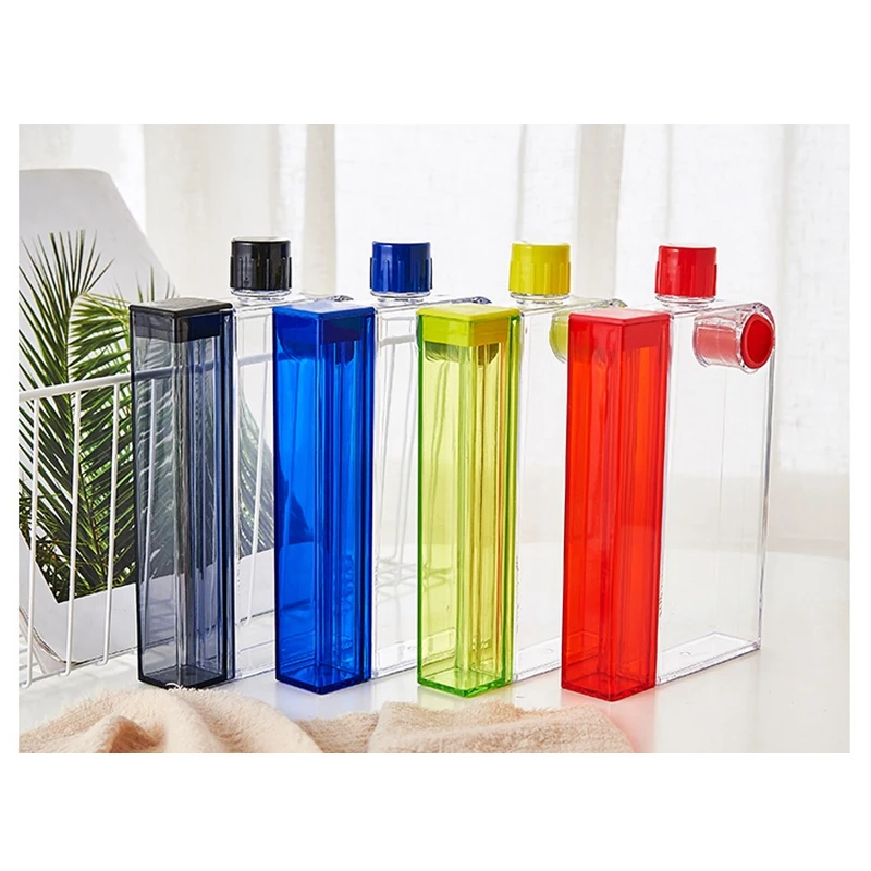 

400ML Portable Transparent Kettle A5 Flat Paper Cup Flat Mouth Travel