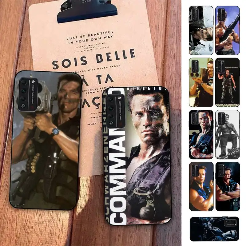 

Arnold Schwarzenegger Film Commando 1985 Poster Phone Case for Huawei Honor 10 i 8X C 5A 20 9 10 30 lite pro Voew 10 20 V30