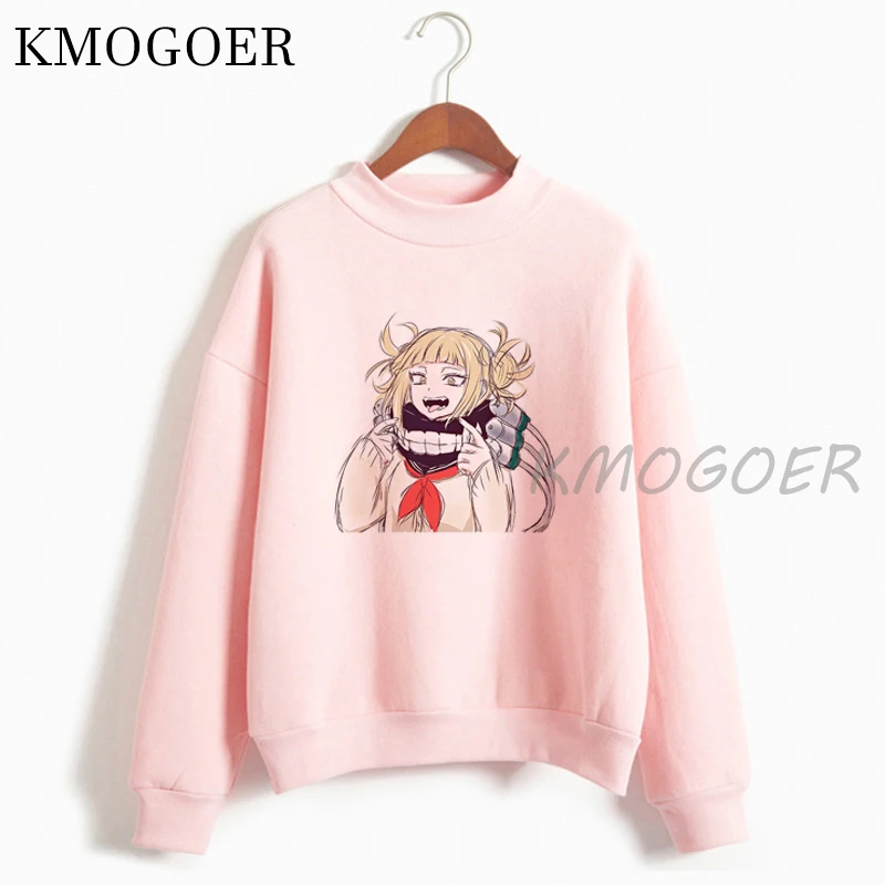 

Anime Academia Hentai Himiko Toga Hoodie Polyester Plus Size Casual Winter Hoody Women Vintage Streetwear Autumn Pullovers Femme