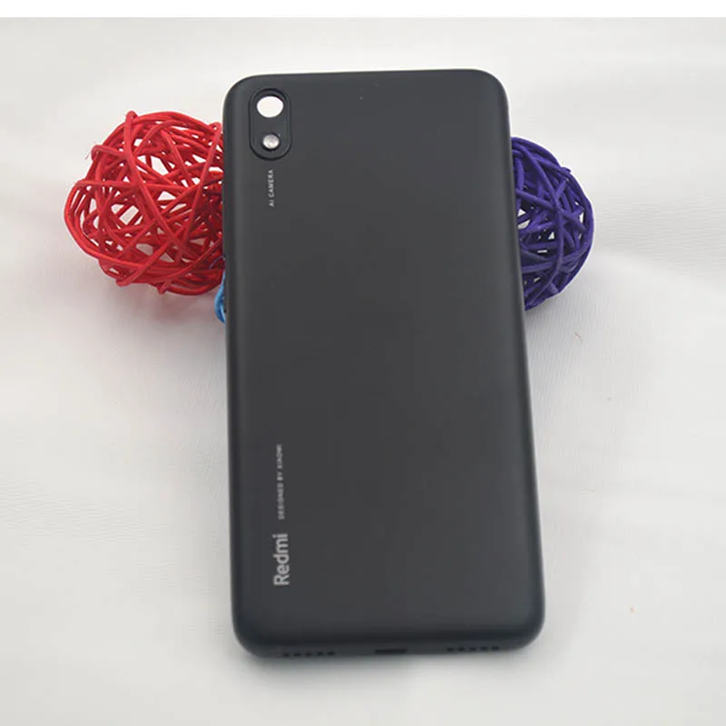 Для Xiaomi Redmi 7A Redmi7A задняя крышка корпуса с камерой len батарея чехол с логотипом Замена