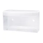 Прозрачная одноразовая коробка для хранения перчаток, прозрачный настенный диспенсер, органайзер, чехол