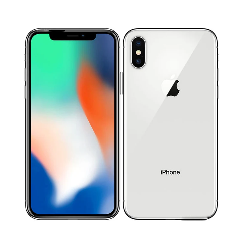 Б/у разблокированный сотовый телефон Apple iPhone X 5,8 дюйма 3 ГБ + 64 Гб/256 ГБ 4G LTE A11 CPU Беспроводная зарядка