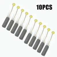 10pcs graphite copper motor carbon brushes set tight copper wire for electric hammerdrill angle grindern 6x6x20mm