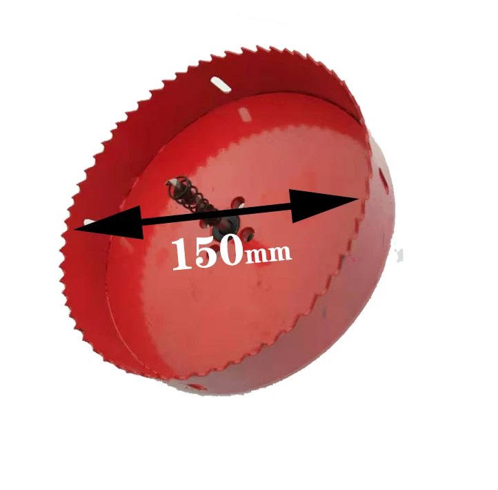 150mm Оптовые продажи 15-150 мм биметаллические Кольцевые пилы для дерева долото для обработки металла резки металла стали алюминия железа дерева Ручные инструменты - Цвет: 150mm