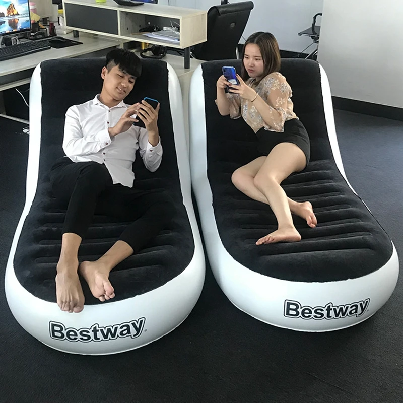 Надувной стул для офиса дома бассейна пляжа односпальный диван|Пляжные кресла| |