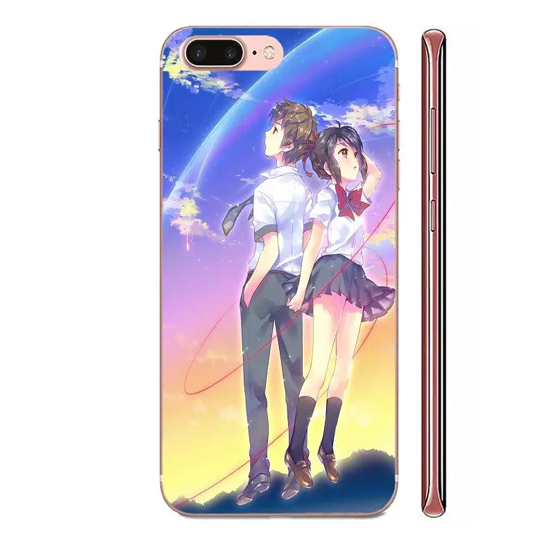 Японское аниме ваше имя девочка и мальчик стиль специально для Huawei Mate 9 10 20 P P8 P9 P10