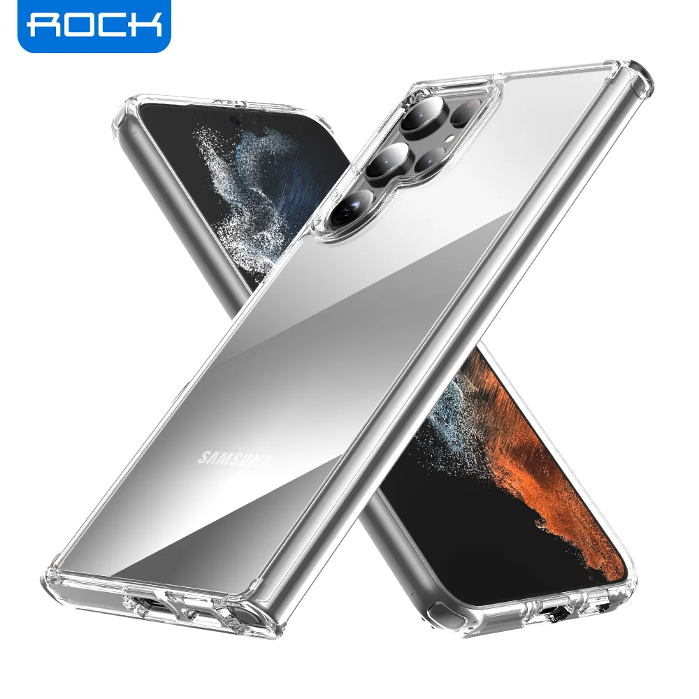 

Прозрачный чехол ROCK для Samsung Galaxy S22, Ультратонкий защитный чехол из ТПУ для Samsung Galaxy S22 Plus