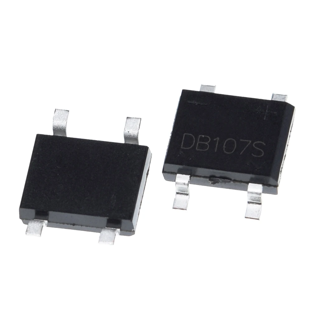 10 шт. SMD DB107 DB107S 1A 1000V однофазный диодный выпрямительный мост | Электронные