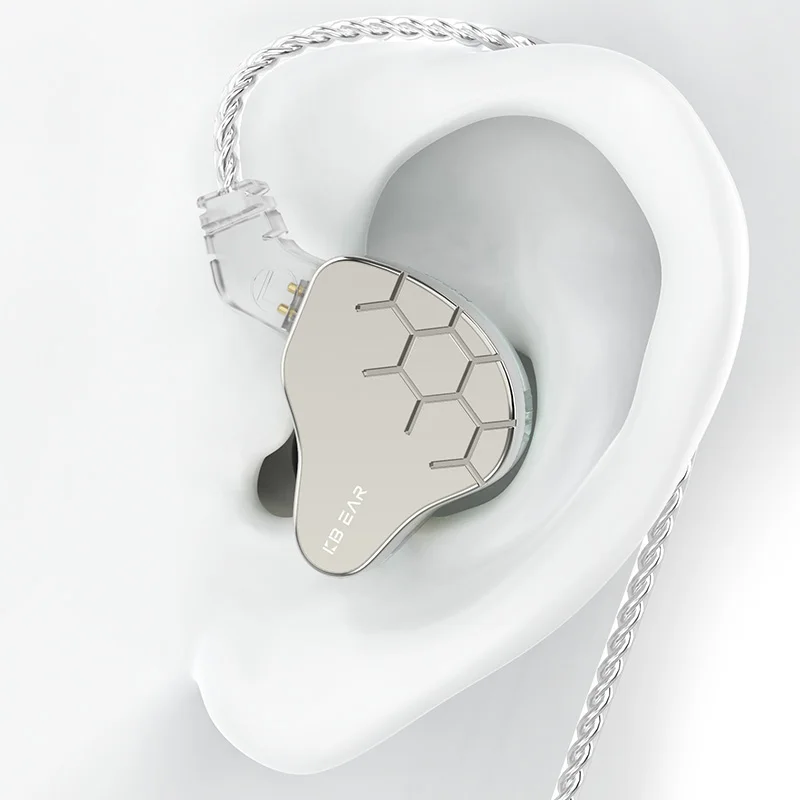 

KBEAR Lark 1BA+1DD In Ear Earphone Hifi Headset Sport Music Earbuds With 0.78mm Pin 4N Silver-Plated Cable KS2 S1