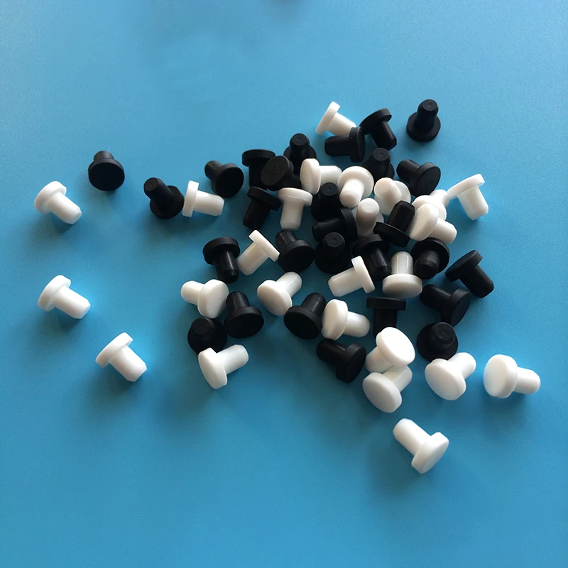 10 шт. резиновые мужские колпачки с отверстиями силиконовые Т-образные пробки 12 мм