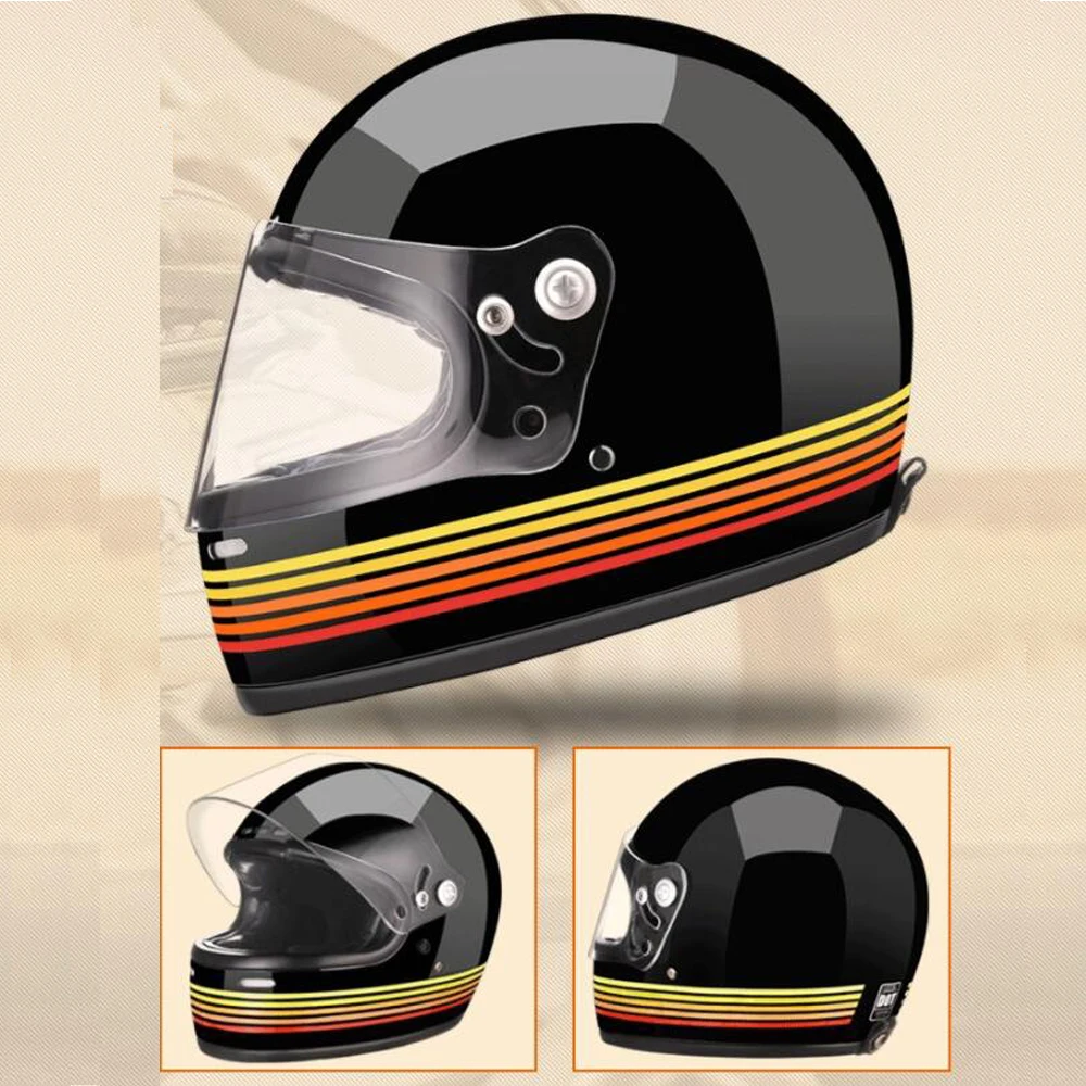 Мотоциклетный шлем AMZ мотоциклетный из стекловолокна на все лицо для мотокросса