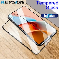 keysion tempered glass for redmi 10 10 prime note 10 pro 10t 5g hd full cover screen protector film for poco x3 gt m3 pro f3 gt