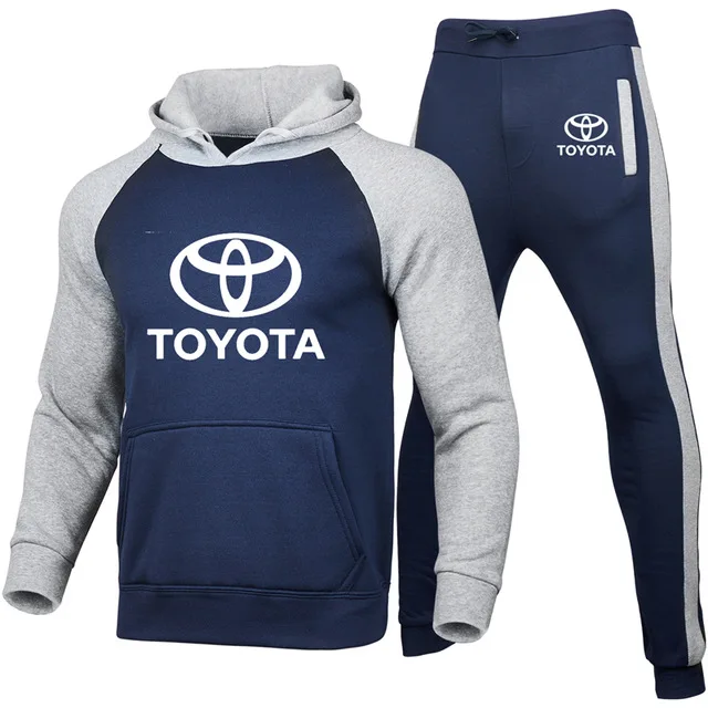

Spring Autumn Fashion Men's Hoodie Toyota Car Logo Printing Casual Cotton High Quality Sweatshirt Men's Jackets Sportswear Suit