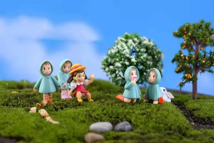 Микро ландшафтное украшение резиновый дождевик xiaomei для животных и кошек