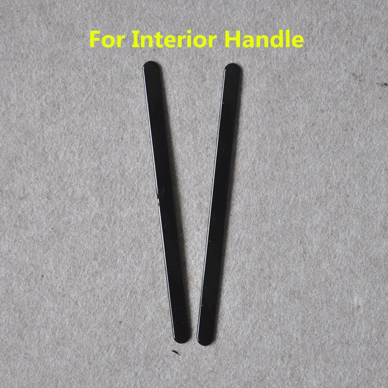 For Interior Handle Черный интерьерный Декор AC для панели управления окон крышка ручка переключения наклейка ручка Литье отделка для Volkswagen Beetle 2013 - Название цвета: For Interior Handle