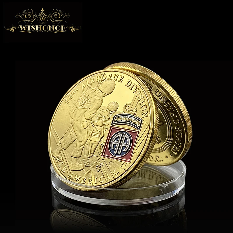 Новинка 2017 года продукты американская монета 82nd переносимых воздухом Отделом