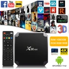 X96mini Android 7.1 X96 mini четырехъядерный Smart TV BOX ТВ Бокс 1 ГБ +8 ГБ2 ГБ +16 ГБ  S905W поддерживает 2.4G беспроводной WIFI ТВ приставка+IR кабель  смарт-top box