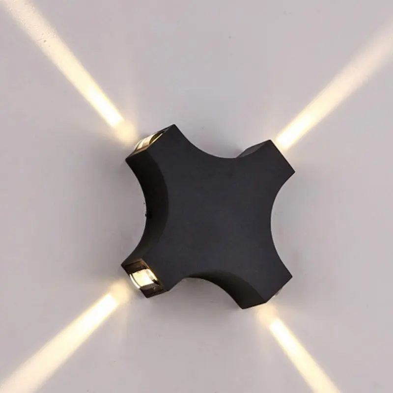 

Современная простая светодиодный ная настенная лампа, комнатный и уличный светильник для Креста, настенный светильник для двора, крыльца, к...