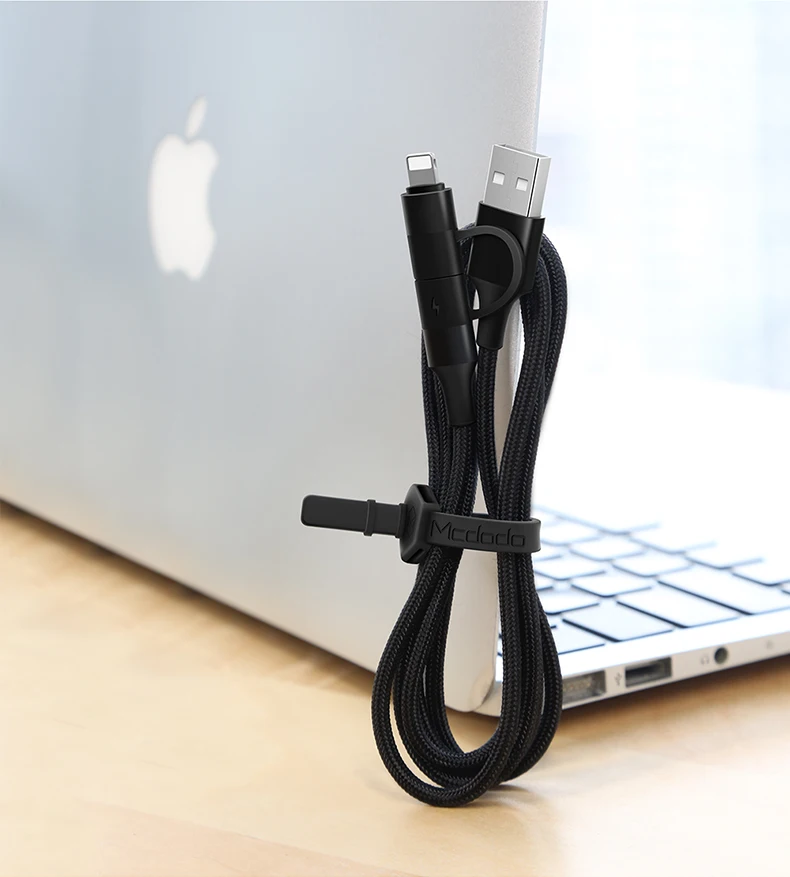 2 в 1 для usb c для lightning зарядный кабель для iPhone xs xr 8 7 6 samsung s8 s9 huawei Быстрый usb зарядный кабель QC4.0 светодиодный свет