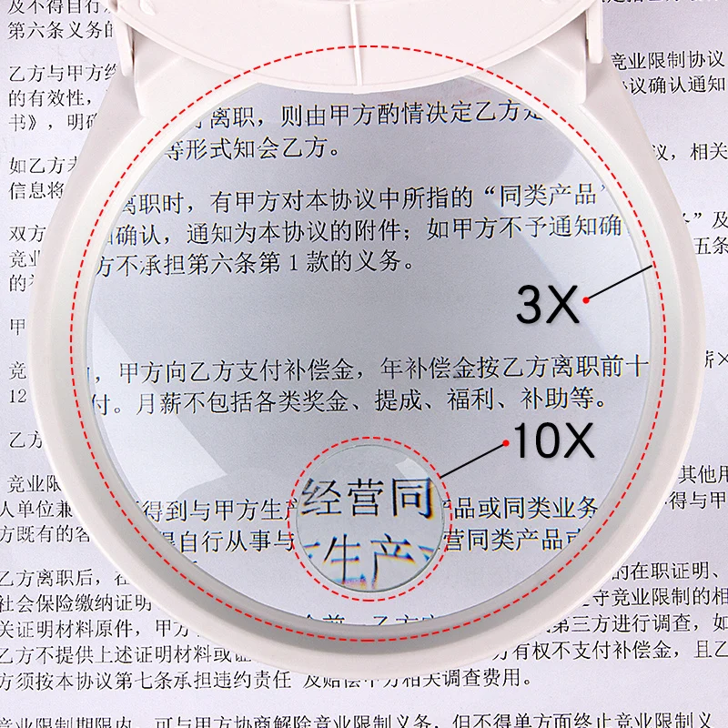 Светодиодная Лупа 3X/10X настольный светильник гибкая портативная настольная