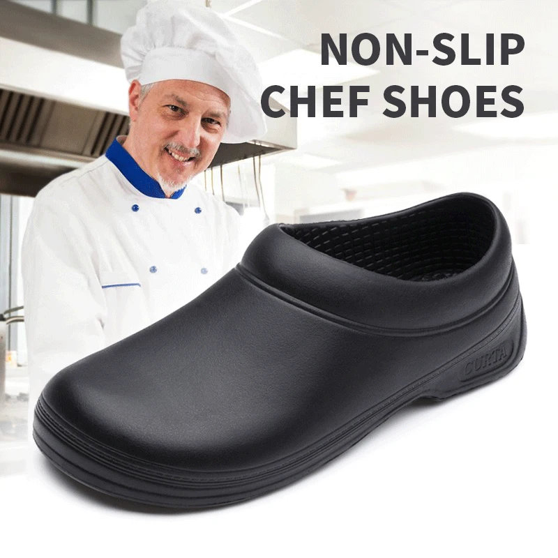 Обувь шеф повара для мужчин и женщин нескользящая маслостойкая ресторанная
