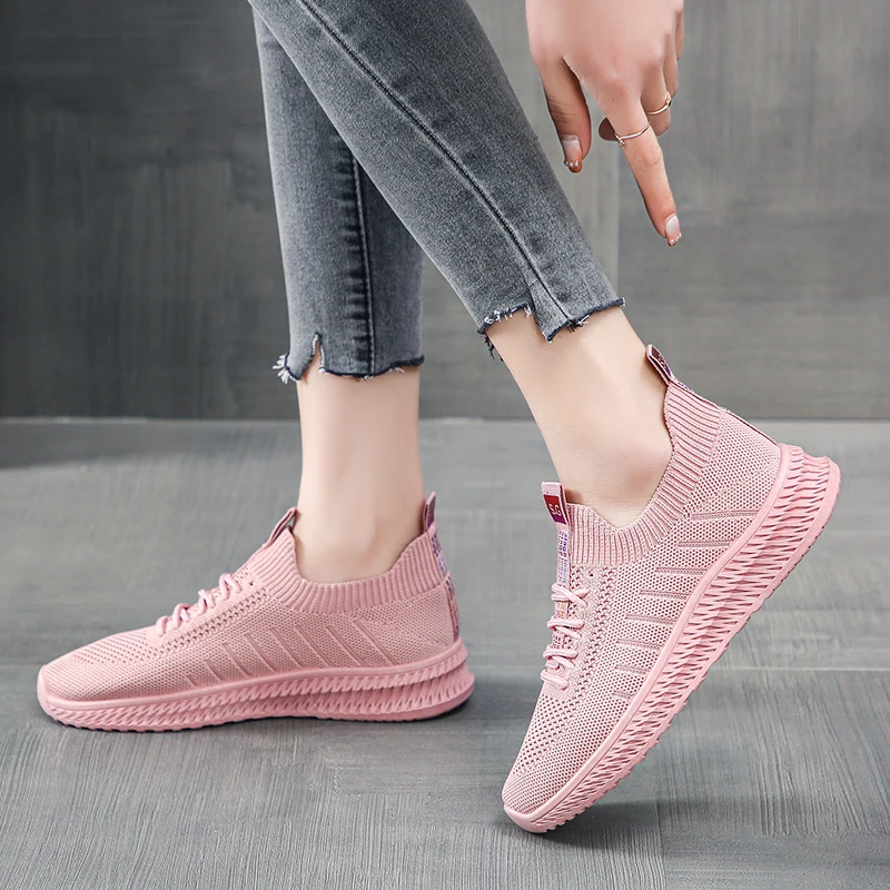 Basket Femme 2021 Hot Sale Women Tennis Shoes Breathable Sports Jogging Sneakers Fitness Trainers Footwear Zapatillas Mujer