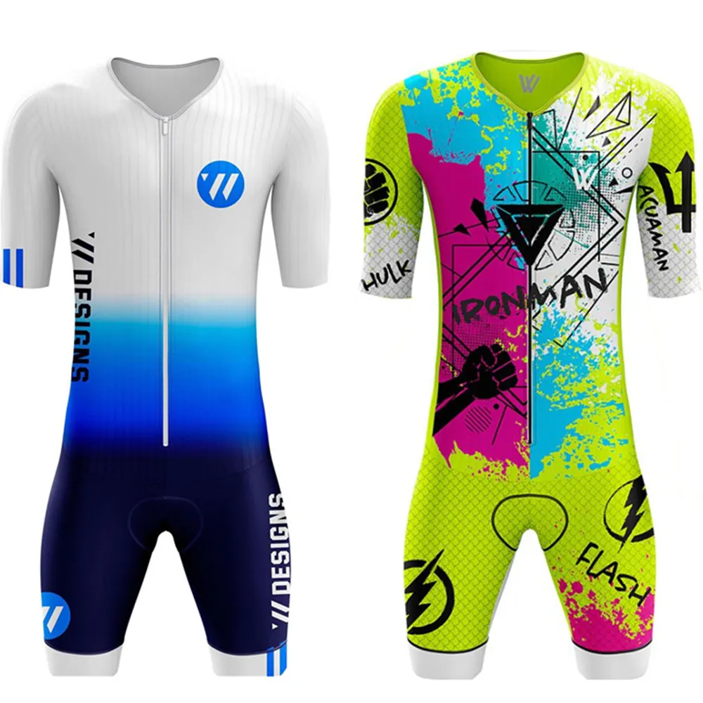 

2020 vvsport design team summer body triathlon outdoor skinsuit cycling mens ropa MTB jumpsuit set bike race clothes ciclismo