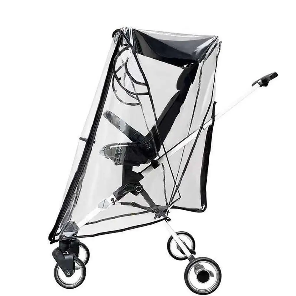 

Universal Stroller Rain Cover EVA Stroller Weather Shield Baby Stroller Waterproof & Windproof Rain Cover Baby Car Seat Weath