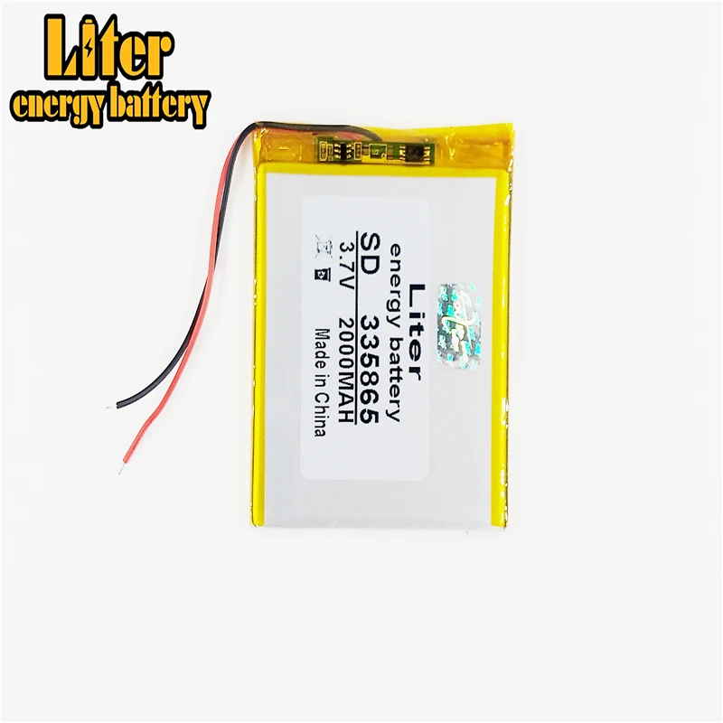 

335865 3,7 V 2000mah 305865 306065 литий-полимерный аккумулятор с защитной доской для PDA планшетных ПК цифровых продуктов