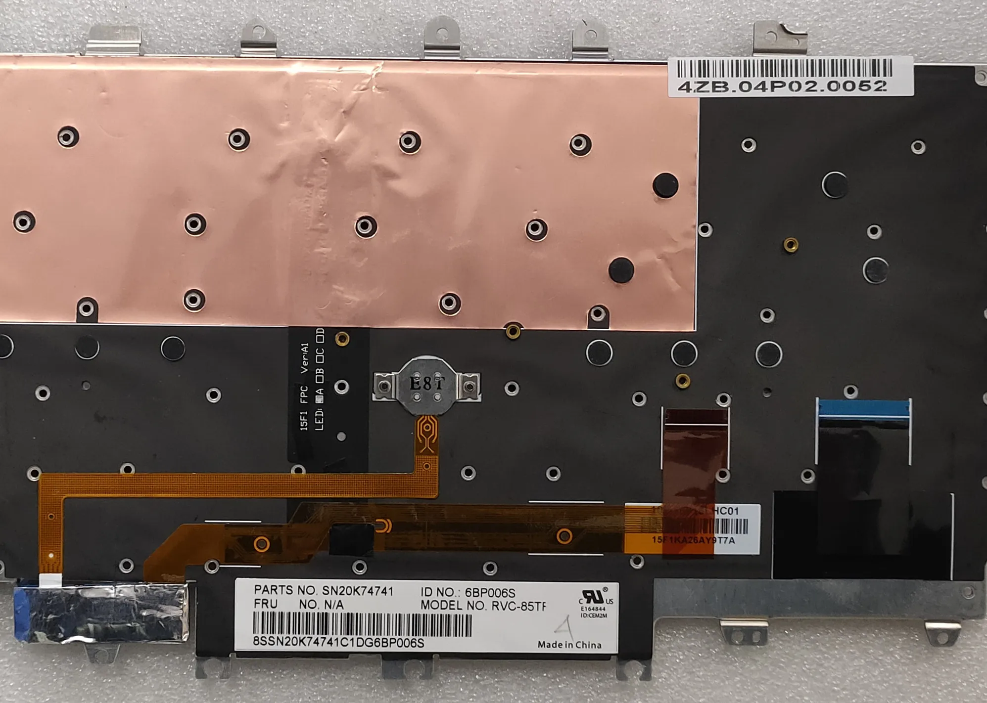Новый для Lenovo Thinkpad TF язык углерода X1 Gen4 4th 2016 клавиатура с подсветкой LIM15F16TFJ4421RVC-85TF