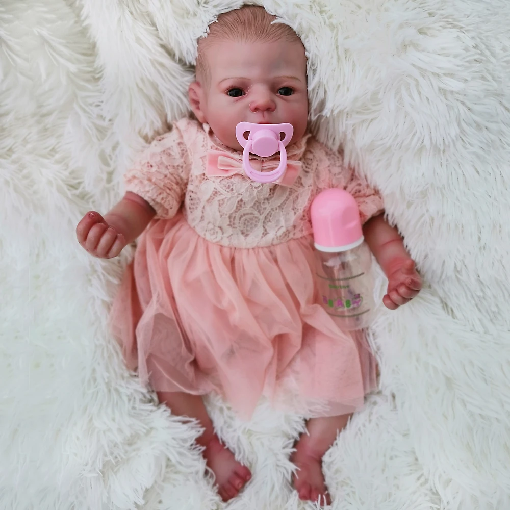 Художественная Детская кукла реборн Ручная роспись реалистичные силиконовые